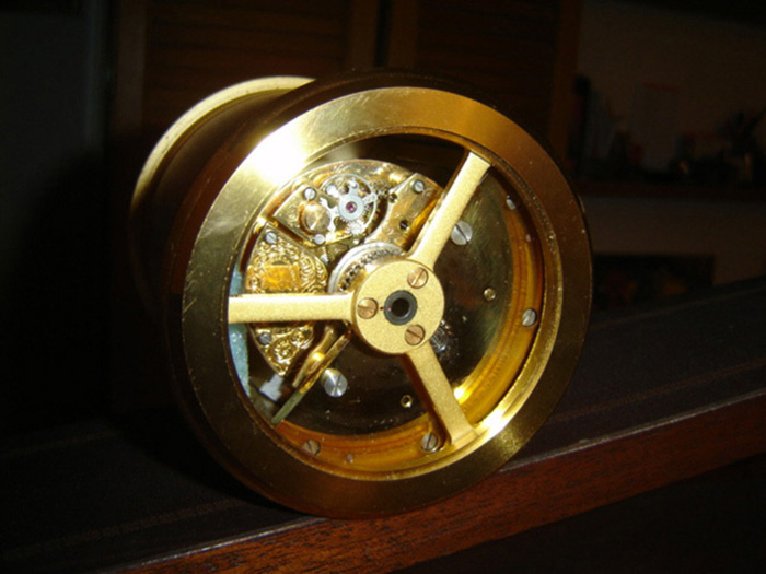Rolling clock 